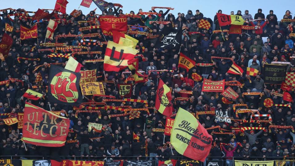 Lecce football supporters